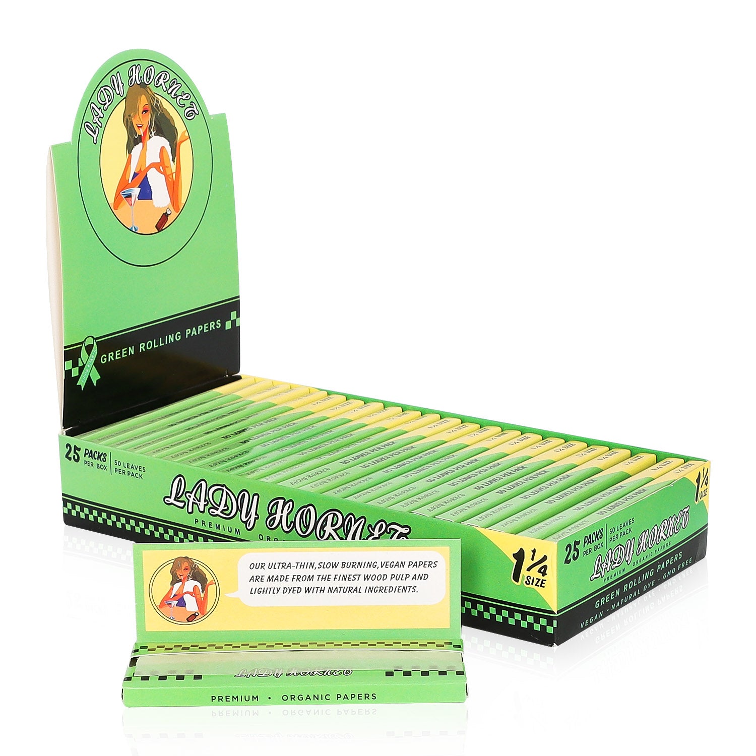 Smoking Brand Green Rolling Papers